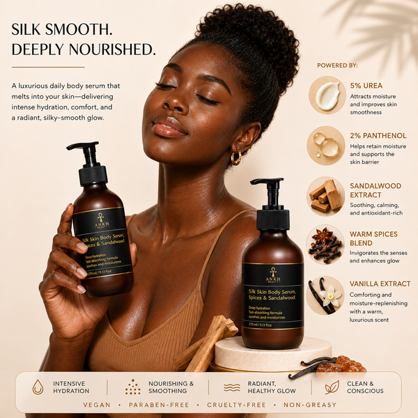 Silk Skin Body Serum, Spices & Sandalwood
